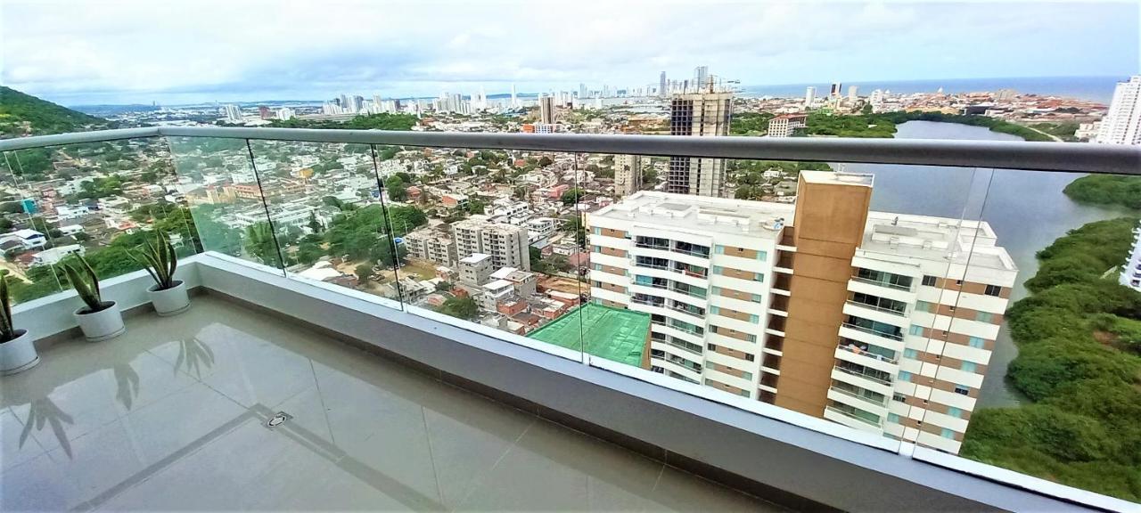 P23 Brand New High Floor, Few Blocks To Walled City Steps To Beach Apartamento Cartagena