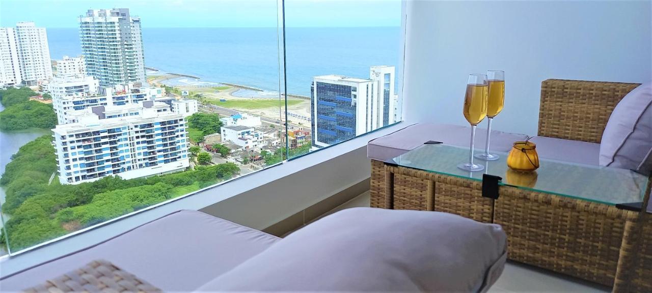 Apartamento P23 Brand New High Floor, Few Blocks To Walled City Steps To Beach Cartagena
